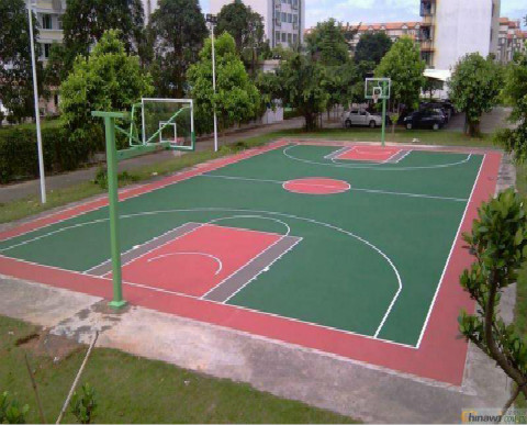 太倉(cāng)市丙烯酸籃球場(chǎng)