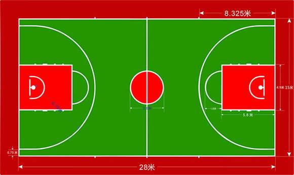 鎮(zhèn)江塑膠籃球場