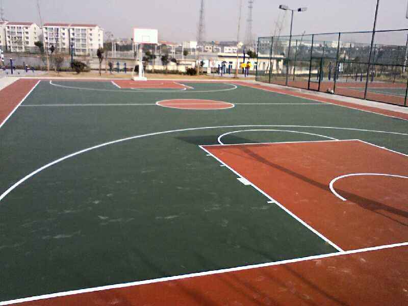 硅PU塑膠籃球場
